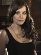 Erica Durance as Lois Lane in Smallville.