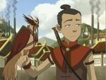 Sokka in his fire nation outfit