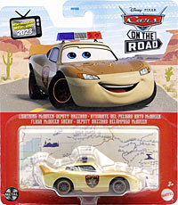 Lightning mcqueen deputy hazzard cars on the road single