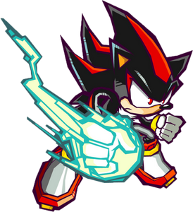 Shadow's artwork of Sonic Battle.