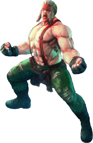 Alex(Street Fighter 3) vs Guile(Street Fighter 2) - Street Fighter