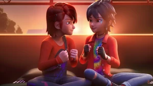 Marc points out how the heroes in the comic book kinda relates to him and Nathaniel