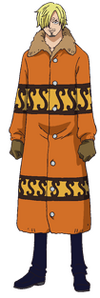 Sanji's outfit before the sailing from Punk Hazard.