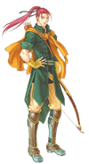 Shinon's artowrk from Fire Emblem: Radiant Dawn.