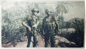 Photo of Adler and Sims in Vietnam.