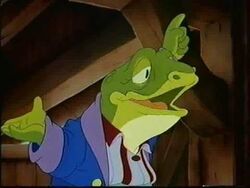 Mr. Toad in the 1987 adaptation of The Wind in the Willows.