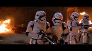 Star Wars VII The Force Awakens (2015) Conquest of Village Scene