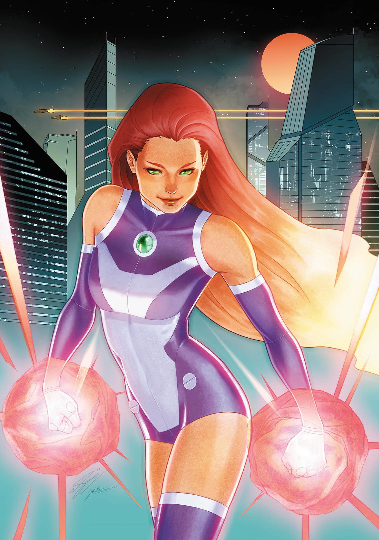 starfire new 52 battle