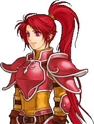 Jill's portrait from Fire Emblem: Radiant Dawn.