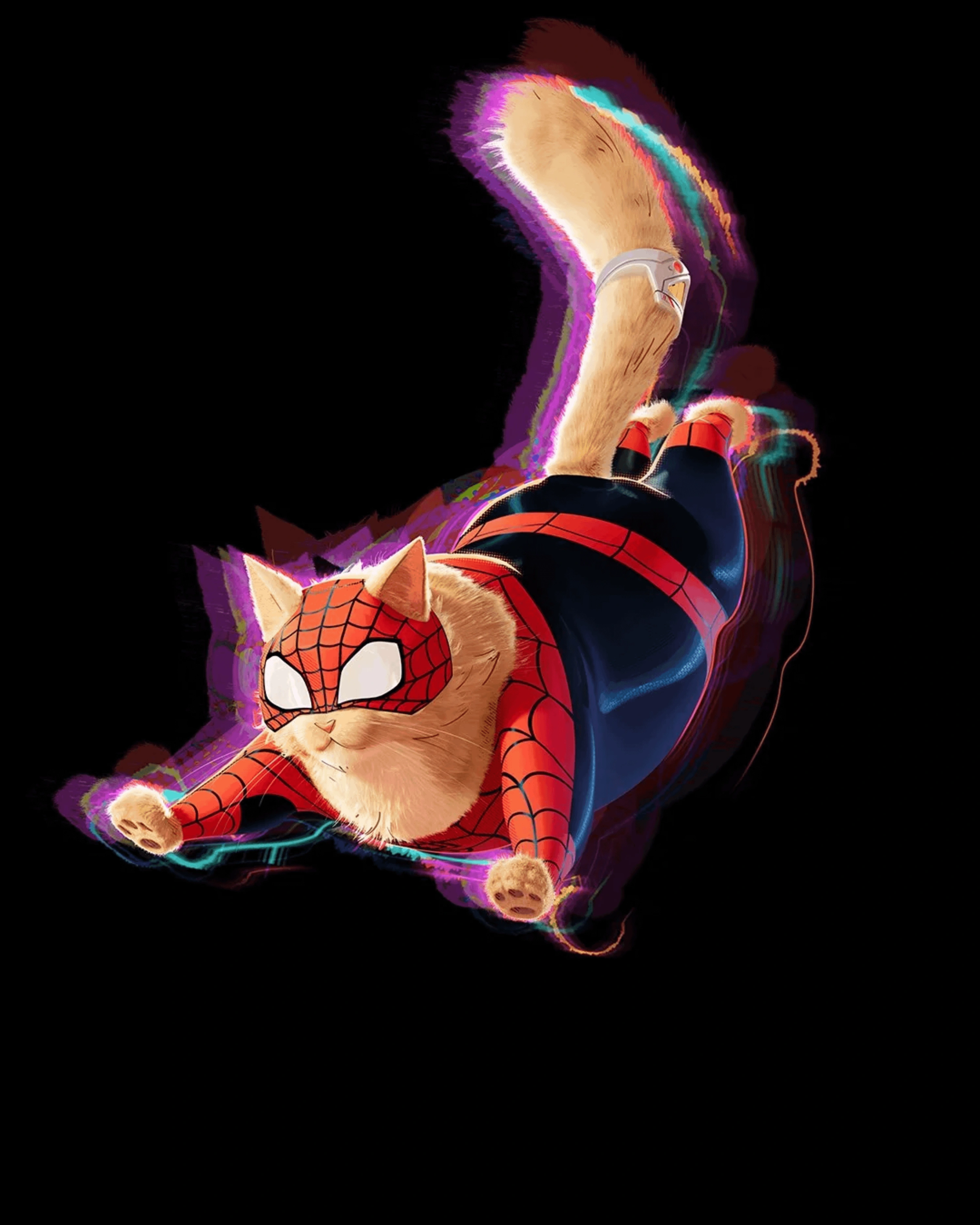 You can carry Spider-Cat around in your backpack in Spider-Man