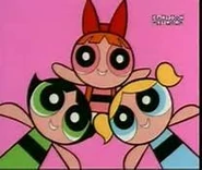 The Powerpuff Girls sing along with Rainbow the Crown