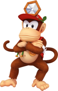 Dr Mario World - Dr Diddy Kong