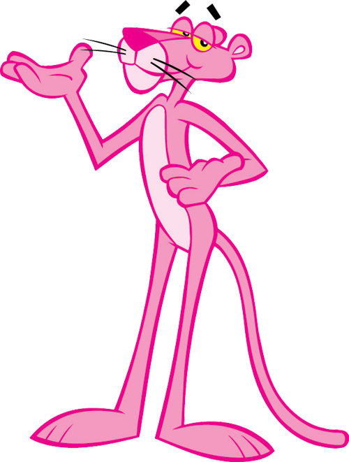 pink panther cartoon characters