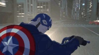 Cap throwing a motorcycle