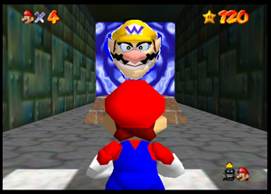 Super mario 64 wario head apparition