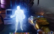 Weaver, Grey, Carver and Maya after completing The Gorgofex C as Panos reacts in disarray and defeat.