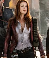 Ali Larter as Claire Redfield in the Paul W.S. Anderson film series.