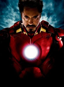 Iron Man's character poster in Iron Man 2.