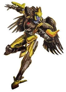 Airazor's Package art from the War for Cybertron Trilogy