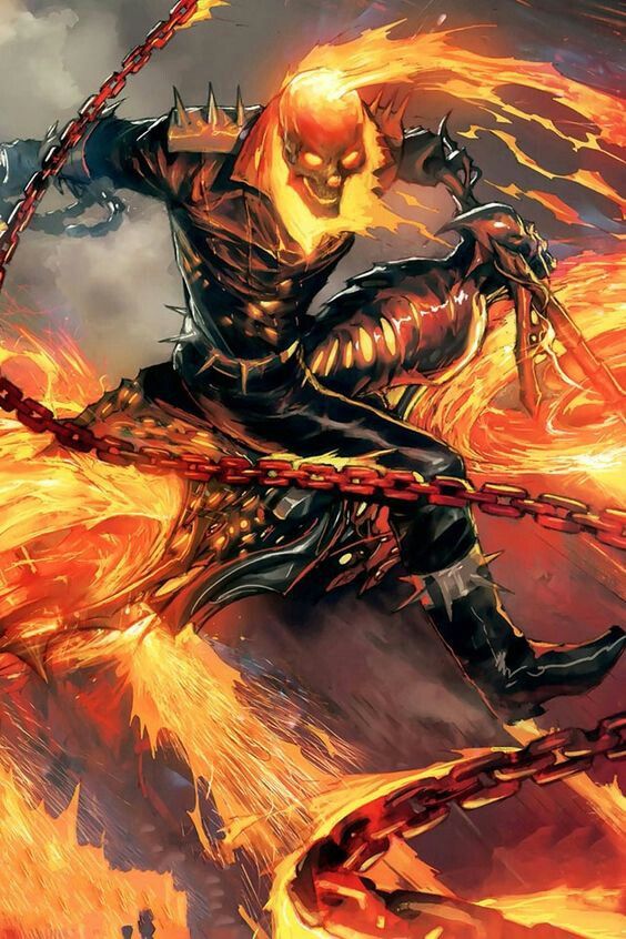 Ghost Rider, Marvel Superhero, Motorcycle Stuntman