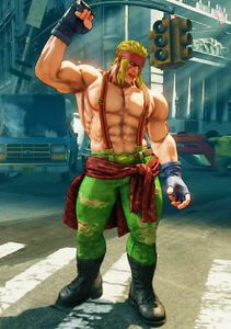 In-game image of Alex in Street Fighter V.