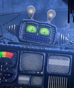 A close-up of Alphus in his room.