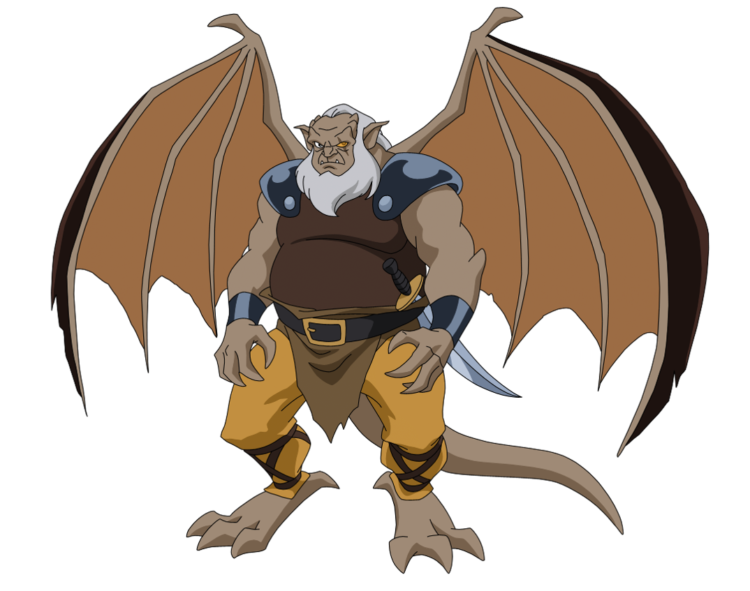 gargoyle cartoon clipart of children