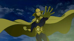 Kid Flash as Doctor Fate in Young Justice.
