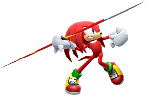Knuckles in Mario & Sonic at the Rio 2016 Olympic Games.