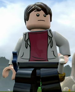 Zach in the LEGO Jurassic World video game.