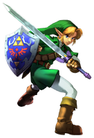 Link as he appears in Soul Calibur II Gamecube Version