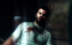 Mason losing consciousness during interrogation, before being shocked.