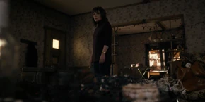 Joyce noticing her lights have been taken down by Lonnie.