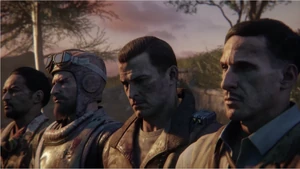Primis Dempsey, Primis Nikolai, Primis Richtofen and Primis Takeo before away to 1292, The Great War after defeating The Shadowman by saving Agartha in Revelations.