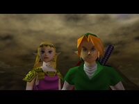 Zelda OOT 64 Link and Zelda