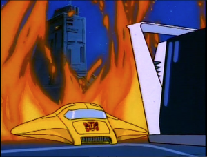 Bumblebee's Cybertronian car mode