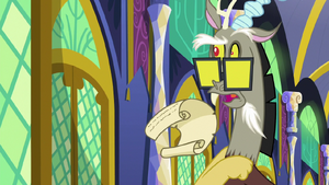 Discord taking over the Crystal Empire S9E1