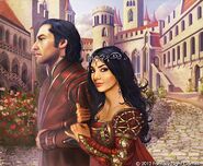 Oberyn and Ellaria, somewhere in Dorne.