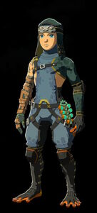 Link wearing the Froggy set