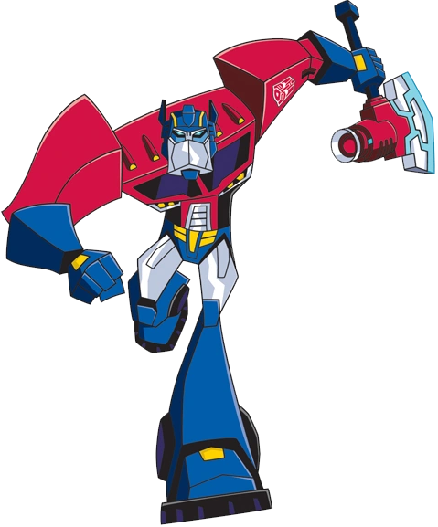 Transformers animated optimus prime top