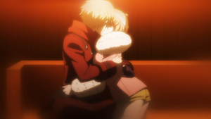 Ruruka and Izayoi's last kiss