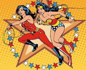 Wonder Girl and Wonder Woman