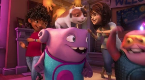 Tip Lucy and Oh dancing at the party