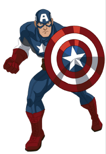 Captain America in Avengers Assemble.