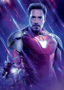 Iron Man's character poster.