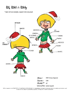 Nazz wearing a christmas outfit