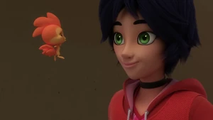 After receiving the Rooster Miraculous, Marc meets Orikko