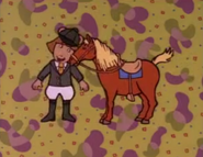 B.W. with a pony