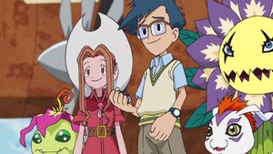 Two Chosen Ones, Digimon partners and Blossomon