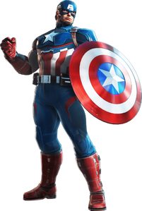 Captain America in Marvel Ultimate Alliance 3: The Black Order.
